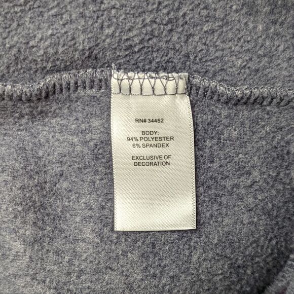 Cuddl Duds Women's Gray Long Sleeve Sleep Sweater With Pockets SZ 1X - Picture 5 of 5